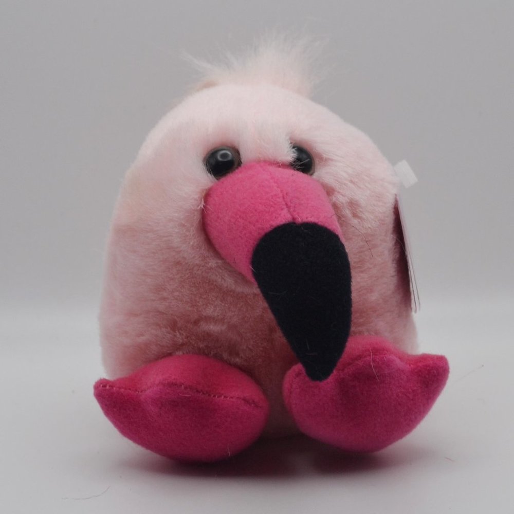 Flo the Flamingo Puffkins by Swibco Style 6644 Bean Bag Plush